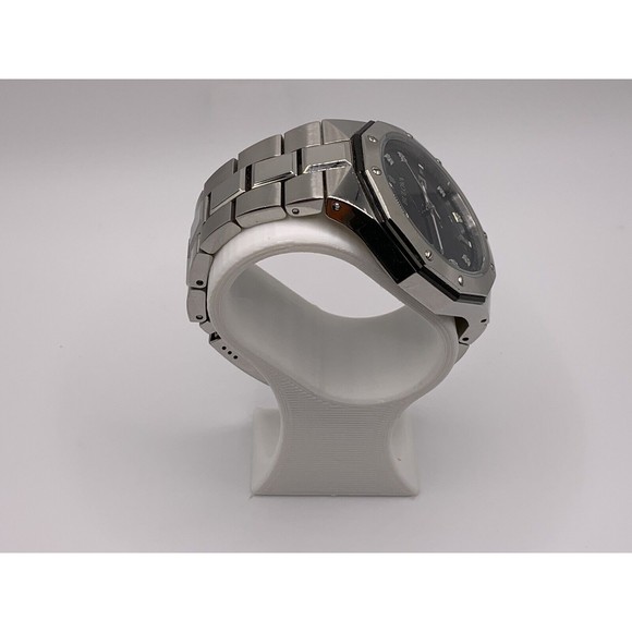 Bulova Men's Quartz Diamond Accent Black Dial Date Display 44mm Watch 98D103 - Picture 8 of 16